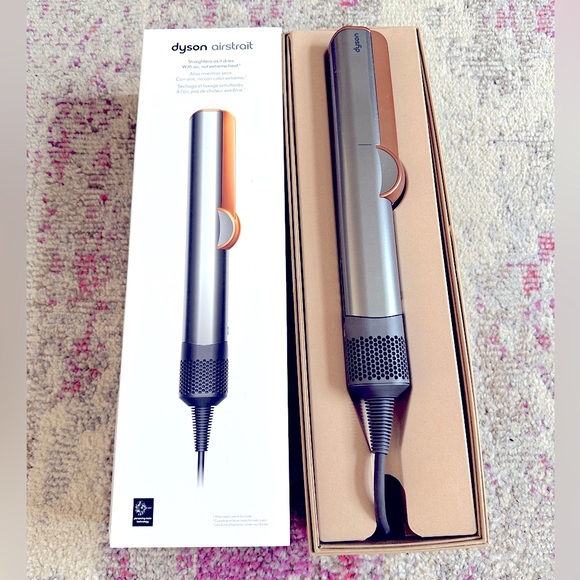 Dyson Other - Dyson Airstrait™ Wet to Dry Hair Dryer/Straightener-Nickel/Copper